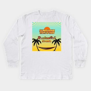 Broadview Park Florida - Sunshine State of Mind Kids Long Sleeve T-Shirt